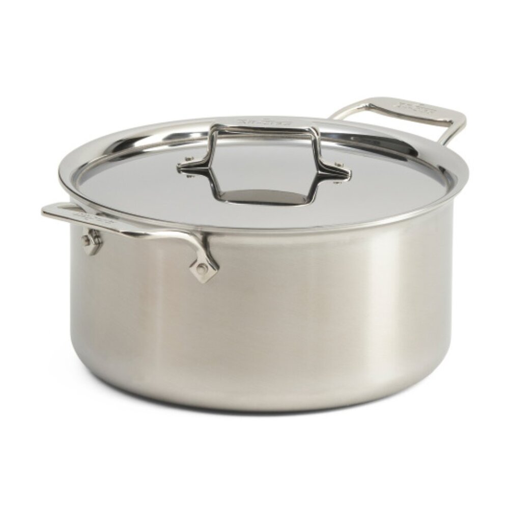 ALL-CLAD 8qt 5-ply Stainless Steel Stock Pot With Lid Slightly Blemished - Picture 1 of 1